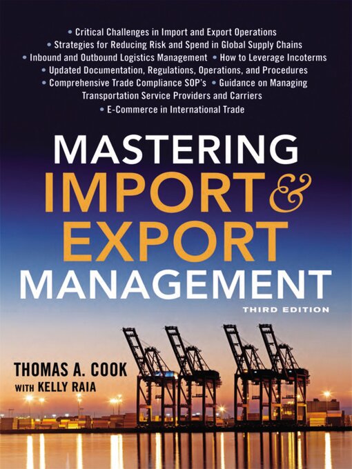 Cover image for Mastering Import and Export Management